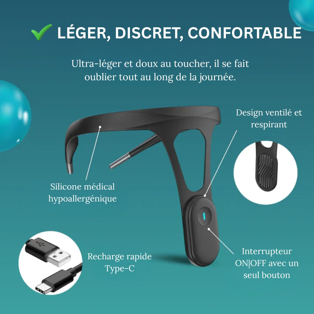 Gadget intelligent pour corriger la posture Echospine